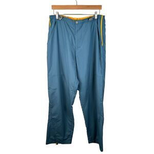 Vintage Levi’s Silvertab Hiking Pants Mens MX34 Windbreaker Ankle Zip‎ Blue 90s